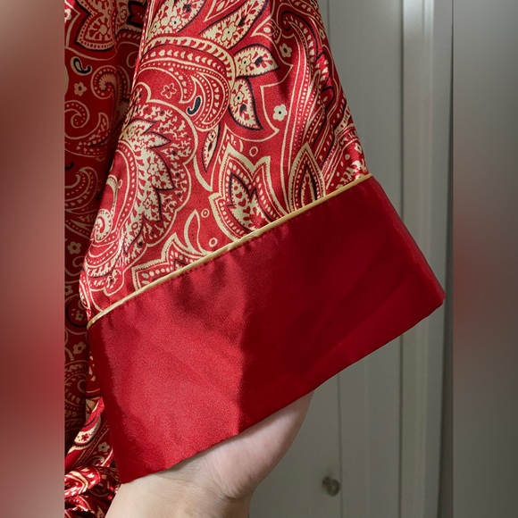 JONES NEW YORK ROBE - L/XL - POLYESTER - SATIN - Picture 12 of 16